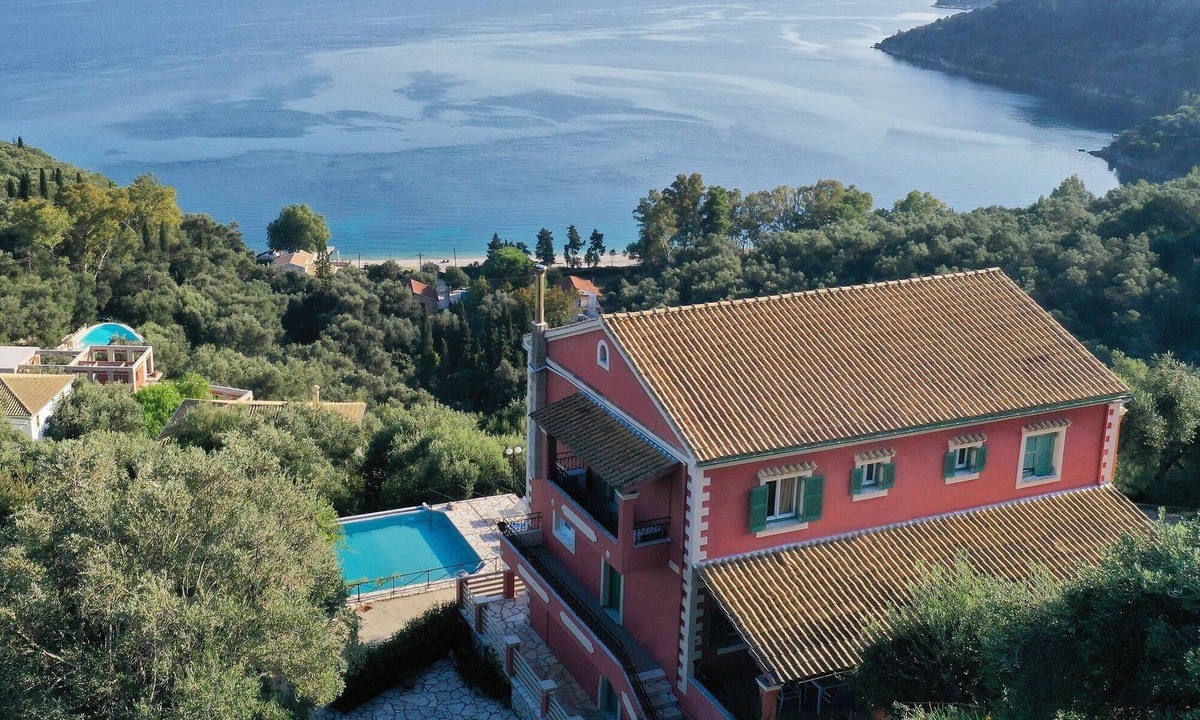 Petaleia House | Villa Vasso Three-Bedroom Sea View Residence, near Kerasia Beach