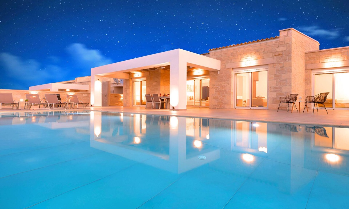 Filaki Villa | Vista Mare Gold Villa Heated Pool