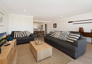Beach front townhouse which has everything you need for a great holiday.