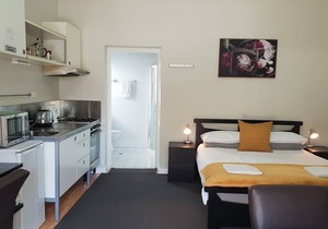 Comfortable studio ideal for couples or single travellers