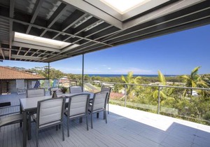 Elevated views over Burrill Lake
