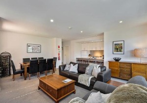 Elevation 2 bedroom with guest room gas fire and mountain views