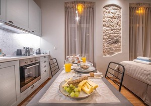 The 'Fan' studio in the heart of Old Corfu Town in Corfu Island