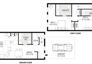 Trentham Central Villas, Villa 3 - 2 Bedroom Ensuite