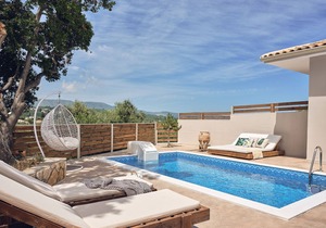 Villa with private pool, sea view and Breakfast included in Zakynthos