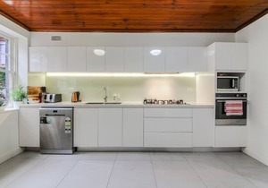 Waterview terrace in rock