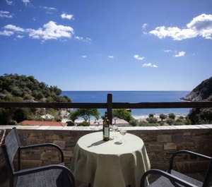 Adults Children Terrace Sea 