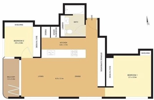 Potts Point Apartment | 2 Bedroom Apt in Potts Point with Parking