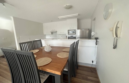 Maroochydore Apartment | Family Friendly Beach side Unit with Pool Spa Sauna Cotton Tree