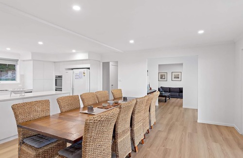 Fingal Bay House | Island View - 80 Lentara St - Large Family Home, Pool, WIFI and Sweeping Views of Fingal
