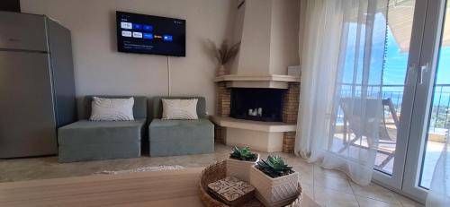 Neos Marmaras Apartment | Βalcony View Μarmaras