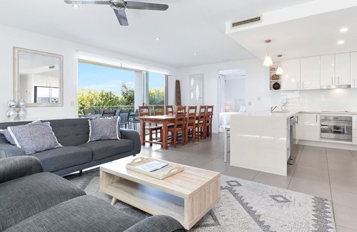 Sunshine Beach Apartment | 1 Alpha Huge wrap-around balcony - all on one level - garden outlook