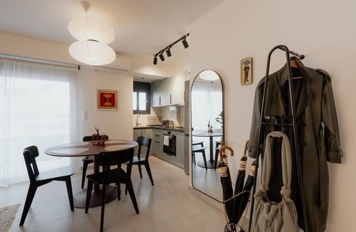 Kallithea Apartment | 1BR Suite Apt | City Views | Metro | Pvt Parking!