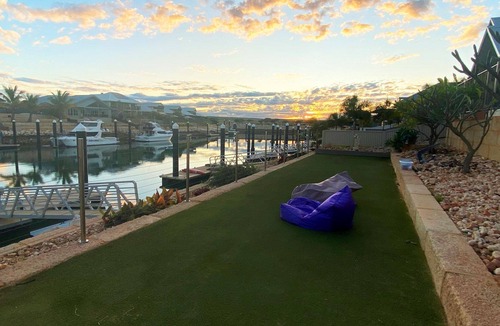 Exmouth House | 22 Corella Court - Marina property situated on the canal