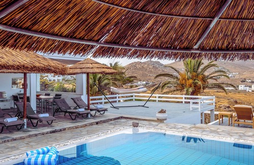 Kalafatis Villa | 7-Bedroom, 7-Bath Majestic Mykonos Villa Infinity Pool & Four Beaches Steps Away