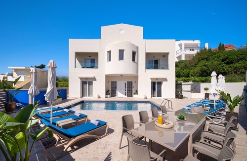 Rhodes Town Villa | 7 min from Center | 6BR Villa | w/Airport Shuttle
