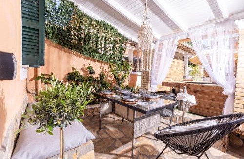 Corfu Town Ski Chalet | A flower house