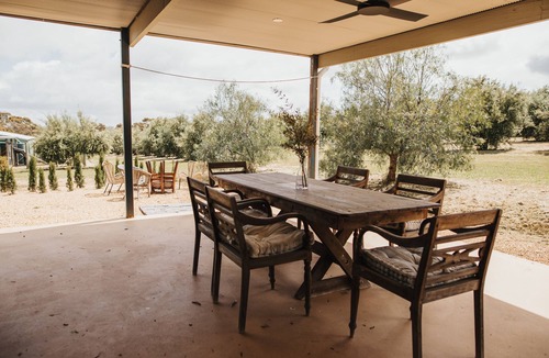 Clare House | A tranquil 40 acre olive grove, comfort inside, fire pit & hot tub outside