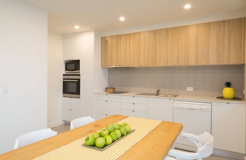Woolgoolga Apartment | Absolute beachfront location and king bed