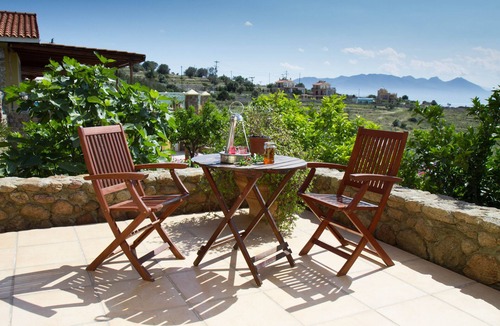 Kontos Villa | Aelia Villa, with Magnificent View and Huge Private Pool.