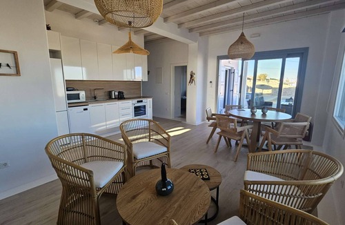 Tourlos Villa | Aether Mykonos 3BR Villa with Port & Town Views
