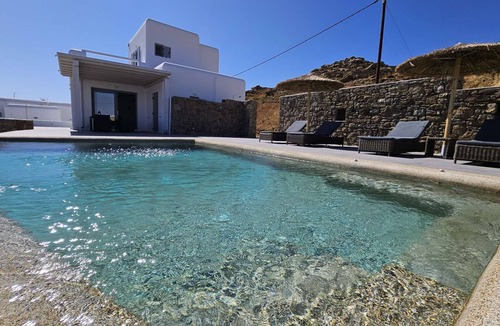 Tourlos Villa | Aether Mykonos 3BR Villa with Port & Town Views