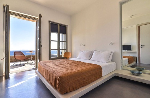 Agios Romanos Villa | Alluring Tinos See Front Suite | Myrrini Suite | Breathtaking Sea Views |.
