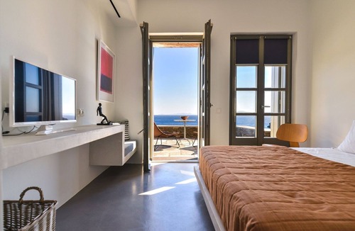 Agios Romanos Villa | Alluring Tinos See Front Suite | Myrrini Suite | Breathtaking Sea Views |.