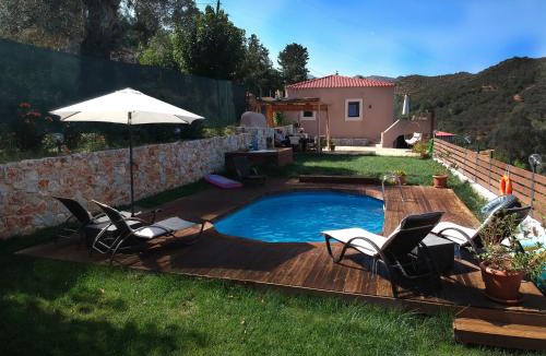 Yerolakkos Villa | Ampelos Cretan Villa - Private Pool & Heated Ozone Jacuzzi