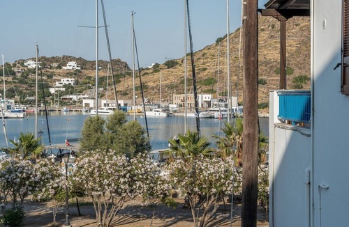 Skala Apartment | Anastasia's 1 Apartment with Private Balcony and Sea View