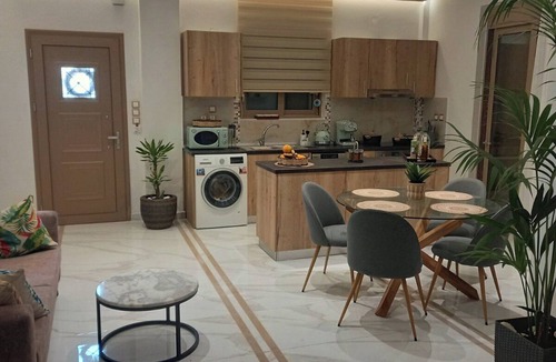 Kolymbia Apartment | Apartment 'Alexa 2' with Private Terrace, Wi-Fi and Air Conditioning