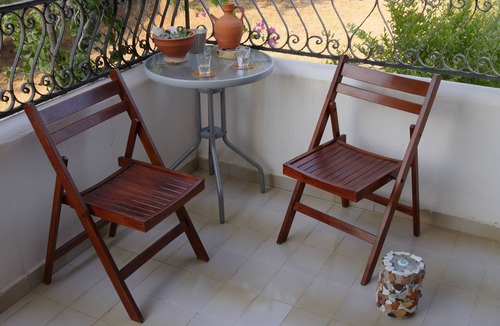 Kallithea Apartment | Apartment 'Helios Rhodos 1' with Private Terrace, Wi-Fi and Air Conditioning