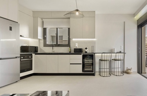 Perigiali Apartment | Apartment 'Mella Roa - Ivory' with Sea View, Wi-Fi and Air Conditioning