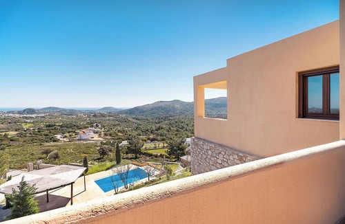 Filerimos Apartment | Apartment 'Rhodes Retreat - Persefoni's Loft' with Sea View, Wi-Fi and Air Conditioning