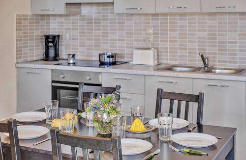 Drimonas Apartment | Apartment 'Villa Calypso' with Sea View, Wi-Fi and Air Conditioning