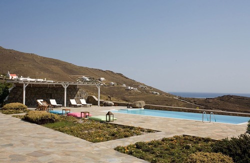 Panormos Apartment | Apartment Yaki 1 in Panormos with amazing views, shared pool, 1 bedroom, 2 sleeps.