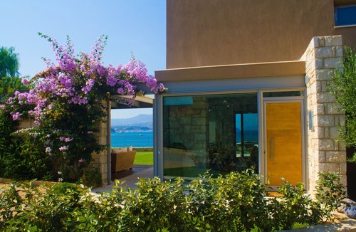 Plaka Villa | Architect-Designed Modern Villa with Heated Pool & Sea Views | Almyra SK Place