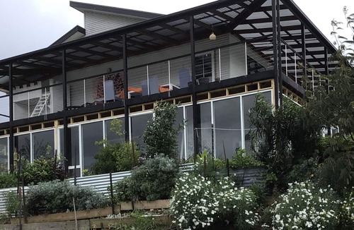 Huonville House | Art House.Paintings in hallway, bathroom, toilet, living areas and bedrooms.