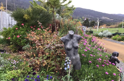 Huonville House | Art House.Paintings in hallway, bathroom, toilet, living areas and bedrooms.