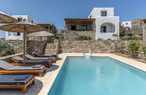 Naousa Villa | Azure 5 Bedroom Villa Sea View Private Pool