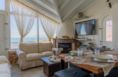 Almiros Beach Villa | Beach Villa Athanasia - villa with private pool on the beach by PosarelliVillas
