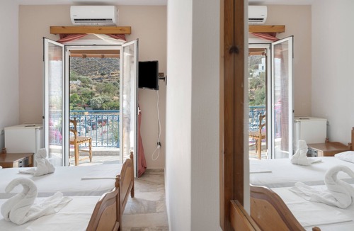 Kalymnos Apartment | Bed and Breakfast 'Room No 10' with Sea View, Wi-Fi and Air Conditioning