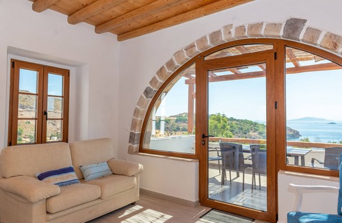Skala Apartment | Blue Vista Patmos Sofia Quadruple Apartment
