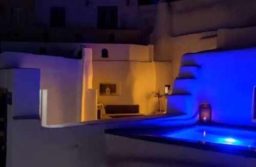 Karterados Villa | Cave Villa in Karterados: Enjoy Modern Luxury Amenities with a Private Jacuzzi