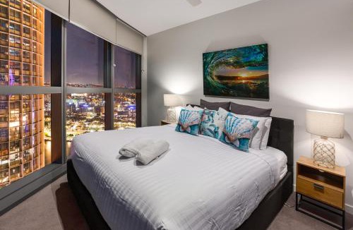 Brisbane Central Business District Apartment | City Beach Brisbane Queens Wharf -Spectacular River Views - Sleeps 6