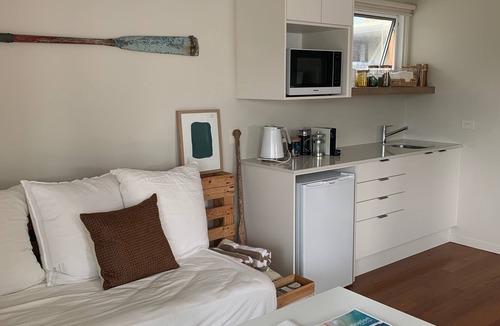 Emerald Beach Apartment | Coastal Luxe self contained studio located meters from Emerald Beach