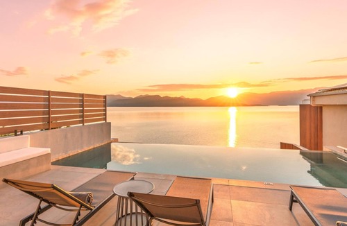 Nikiana Villa | Contemporary Villa with Sea Views and Pontoon Access near Tavernas