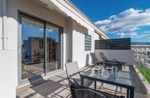 Athens City Centre Apartment | Dreamy Athens Loft with City View