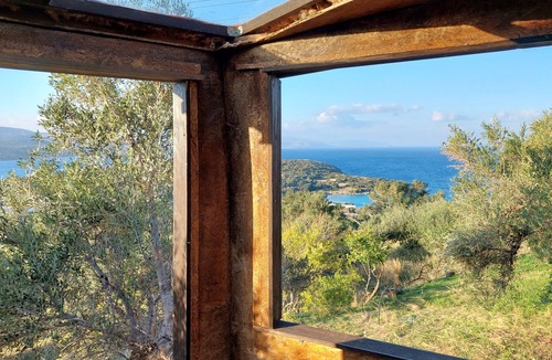 Istron Cottage | EcoVasileio- Cottage on Mirabello bay with Treehouse/FirePit/ExtremeView/XXLbed