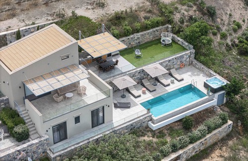 Armenoi Villa | Eforasis Villa II, with Heated Spa Whirlpool